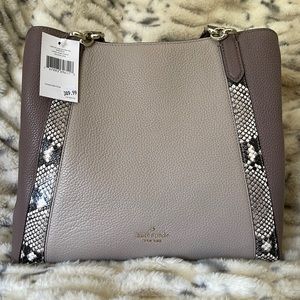 Kate Spade shoulder bag snake trim